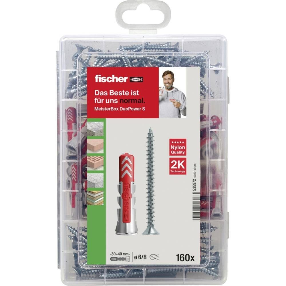 fischer Dübel-Set Meister-Box DUOPOWER + Schrauben (160