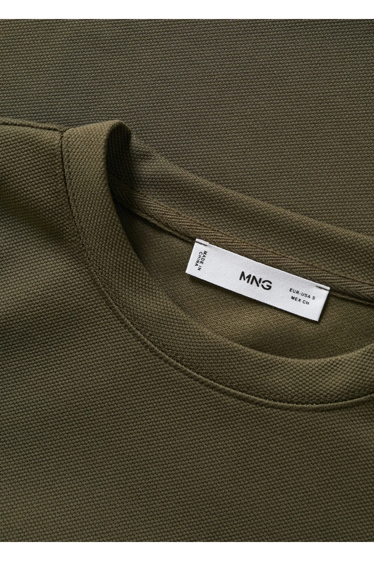 MANGO  Khakifarbenes Damen-Sweatshirt 37063840