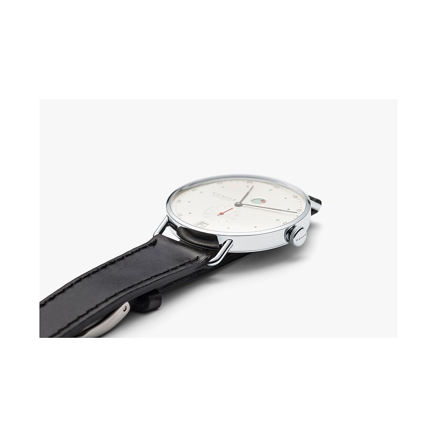 Nomos Glashütte Herrenuhr Metro Datum Gangreserve