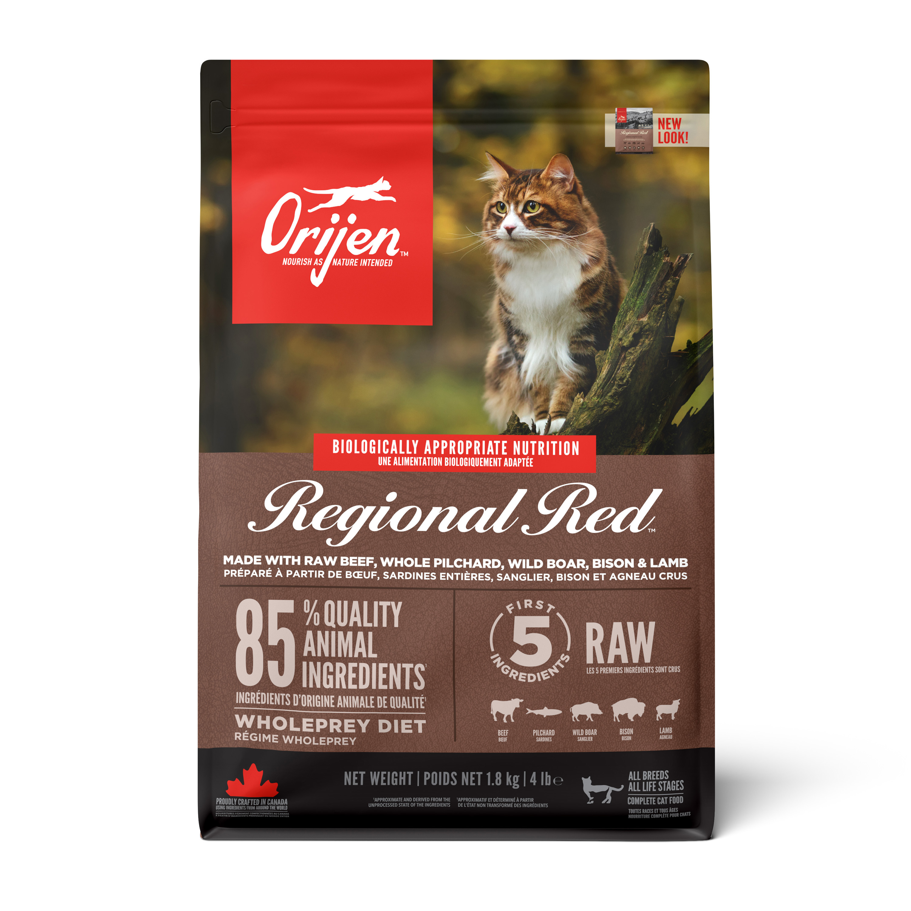 Orijen Trockenfutter Orijen Regional Red Cat 1,8 kg