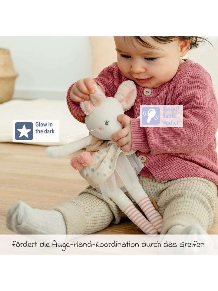 Fehn Spieltier Bean Bag Maus 30 cm - feehnlan in rosa,beige günstig kaufen onesize