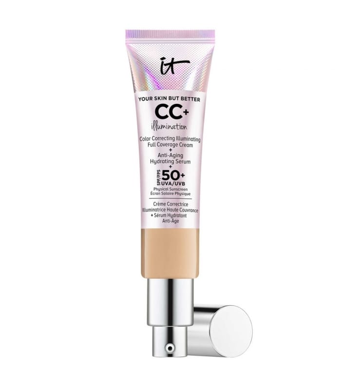 IT COSMETICS-Your Skin But Better™ Cc+ Cream Illumination-Crème Correctrice Illuminatrice Haute Couvrance + Sérum Hydratant Anti-Âge SPF 50+
