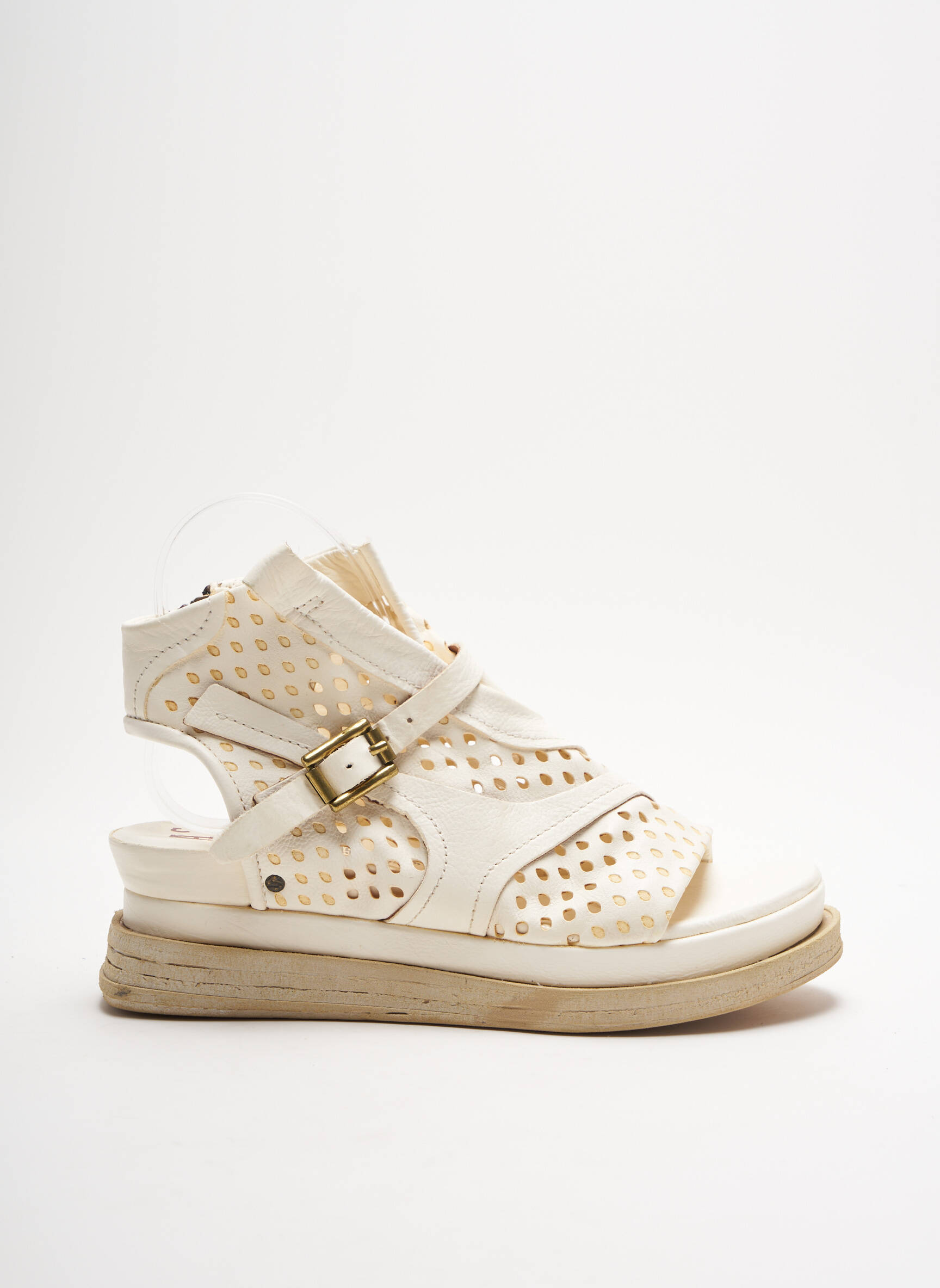 A S 98 Sandales Nu Pieds Femme couleur beige