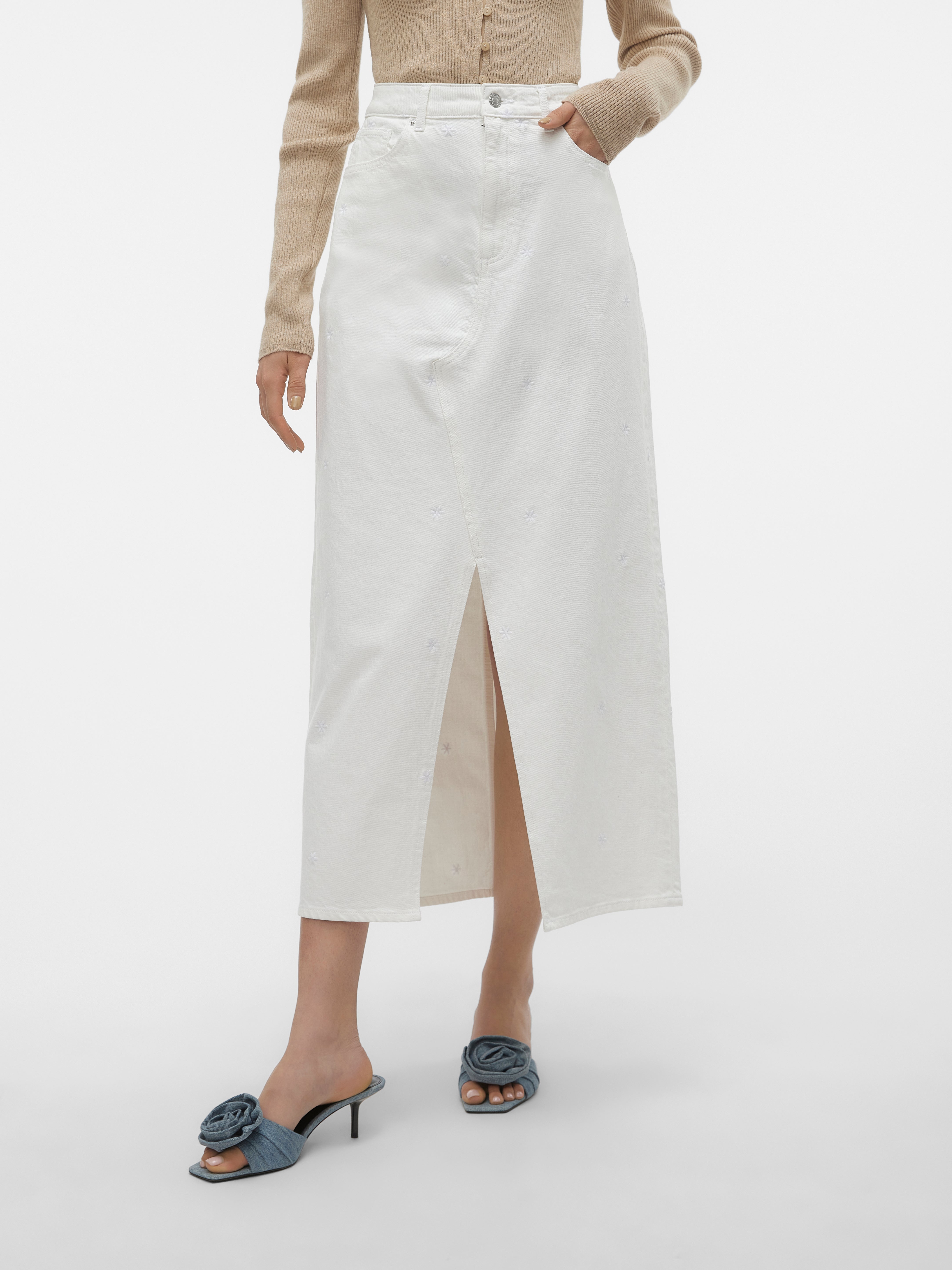 VMMINNA Mittlere Taille Langer Rock