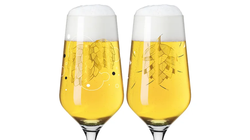 RITZENHOFF Pilsglas Brauchzeit  2er #1 #2 A. Preis F22