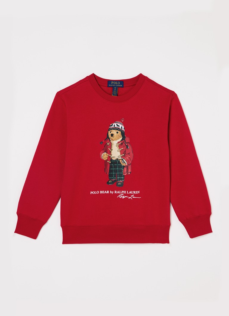 Pulover cu logo-ul Ralph Lauren imprimat