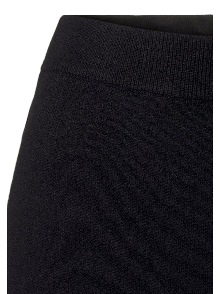 LASCANA Strickrock in schwarz günstig kaufen