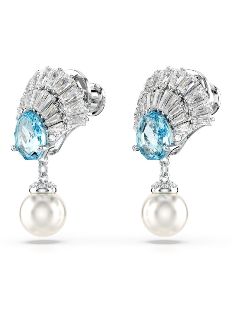 Swarovski Idyllia stud earrings with crystal
