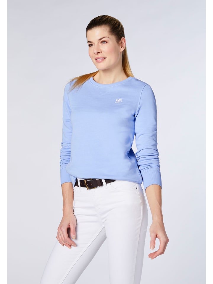 Polo Sylt Sweatshirt in Hellblau günstig kaufen