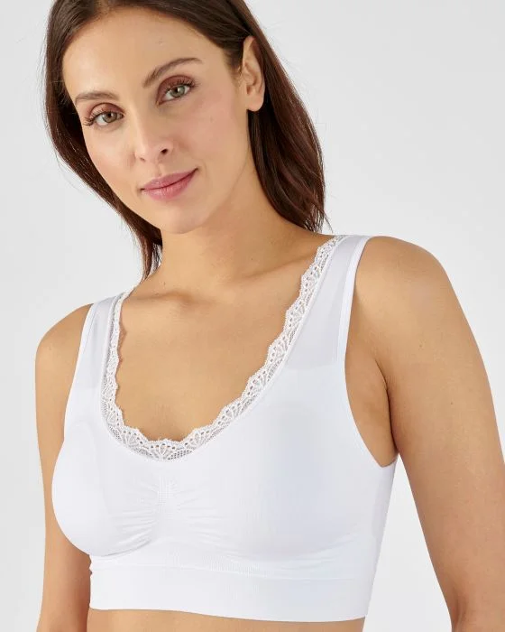 Lot de 2 brassières sans coutures