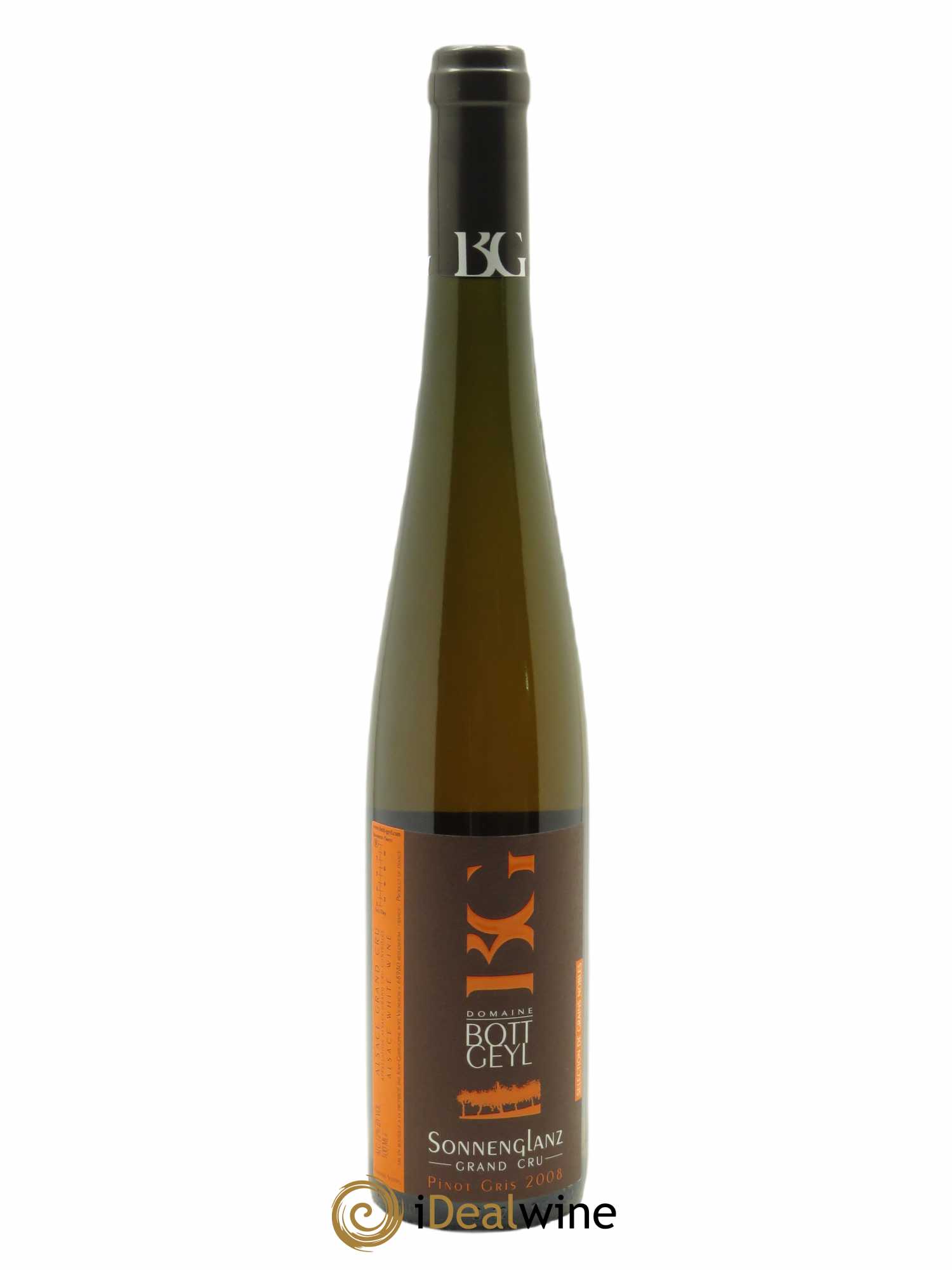 Alsace Grand Cru Sonnenglanz Sélection de Grains Nobles Pinot Gris Bott-Geyl (Domaine) (50cl) 2008 - Lot de 1 Bouteille