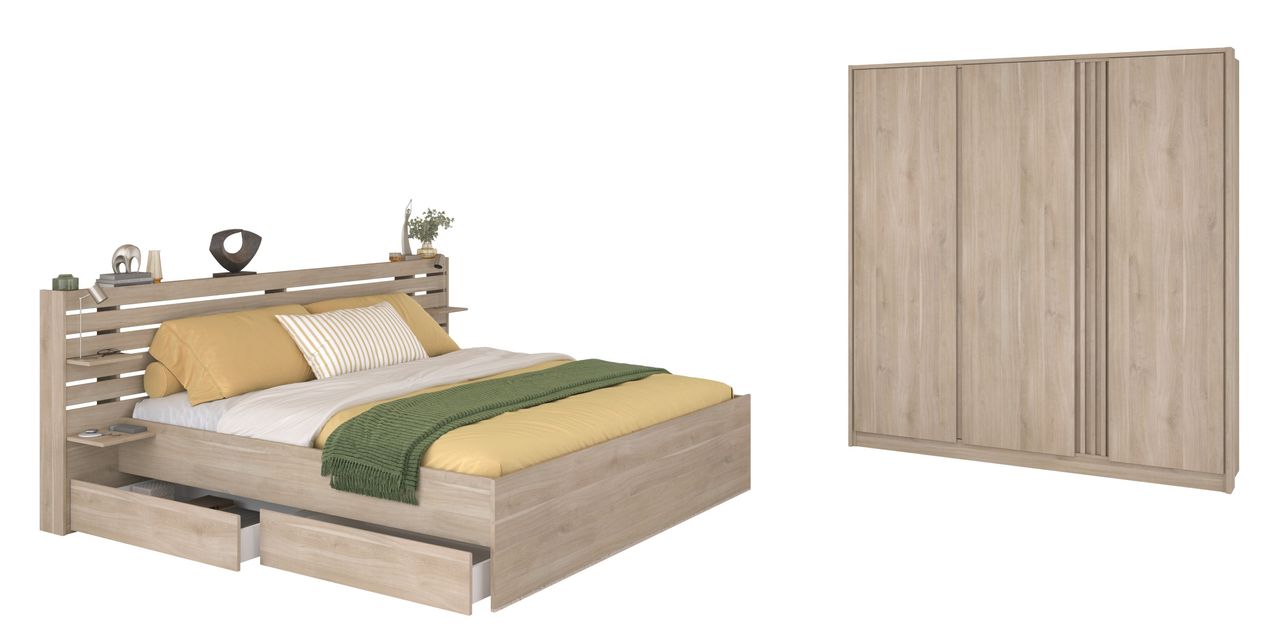 Parisot Schlafzimmer, Escale 23 - 140er Bett