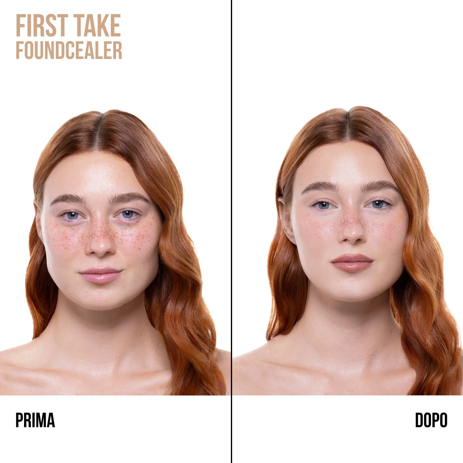 Face FIRST TAKE FOUNDCEALER - Podloga-Korektor Ujednačavanje - Tekući puder, Korektor