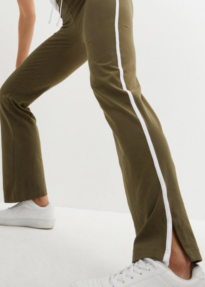 Shirthose aus Stretchmaterial, gerade geschnitten