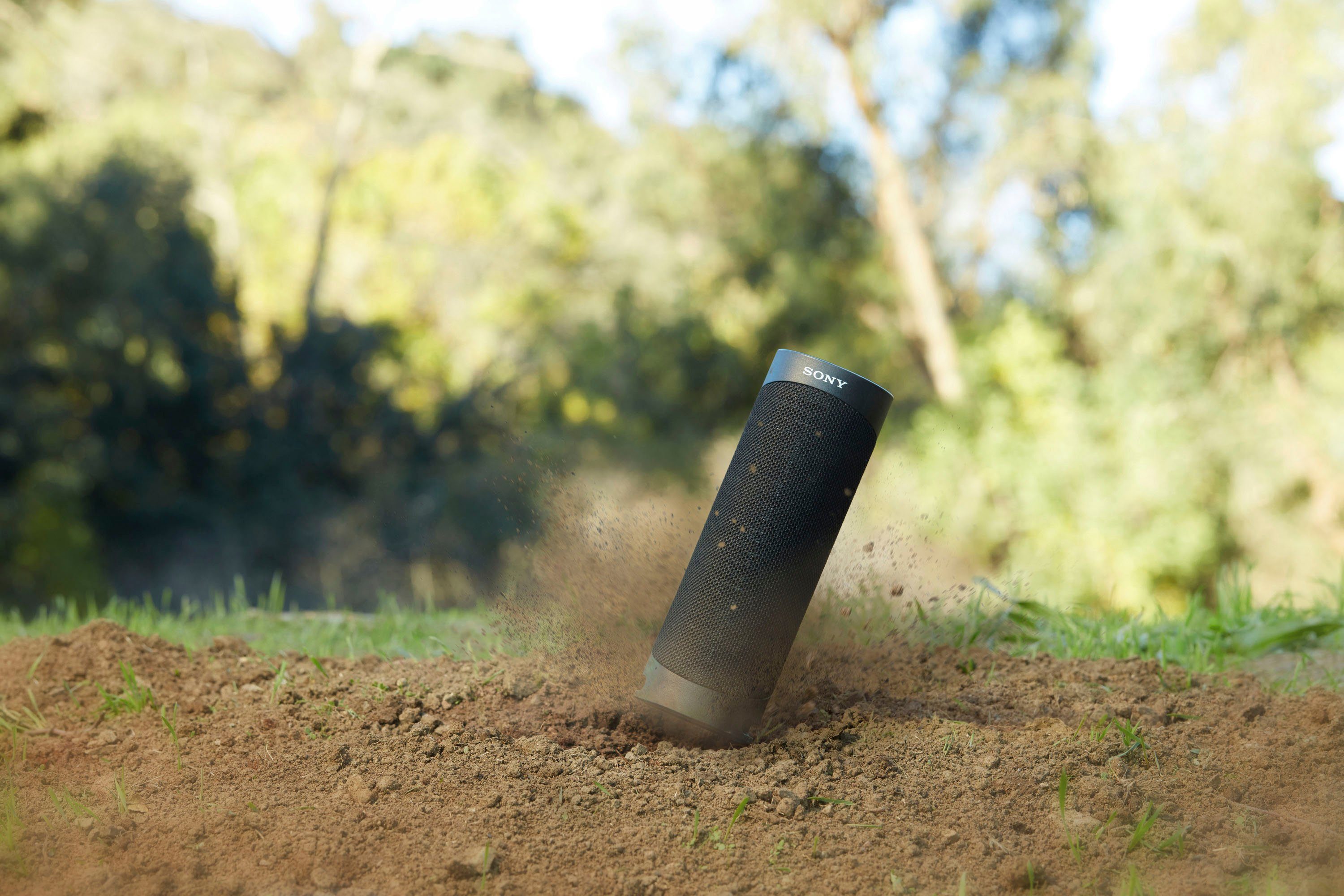 Sony SRS-XB23 tragbarer, kabelloser Bluetooth-Lautsprecher (Bluetooth, 12h Akkulaufzeit, wasserabweisend, Extra Bass)