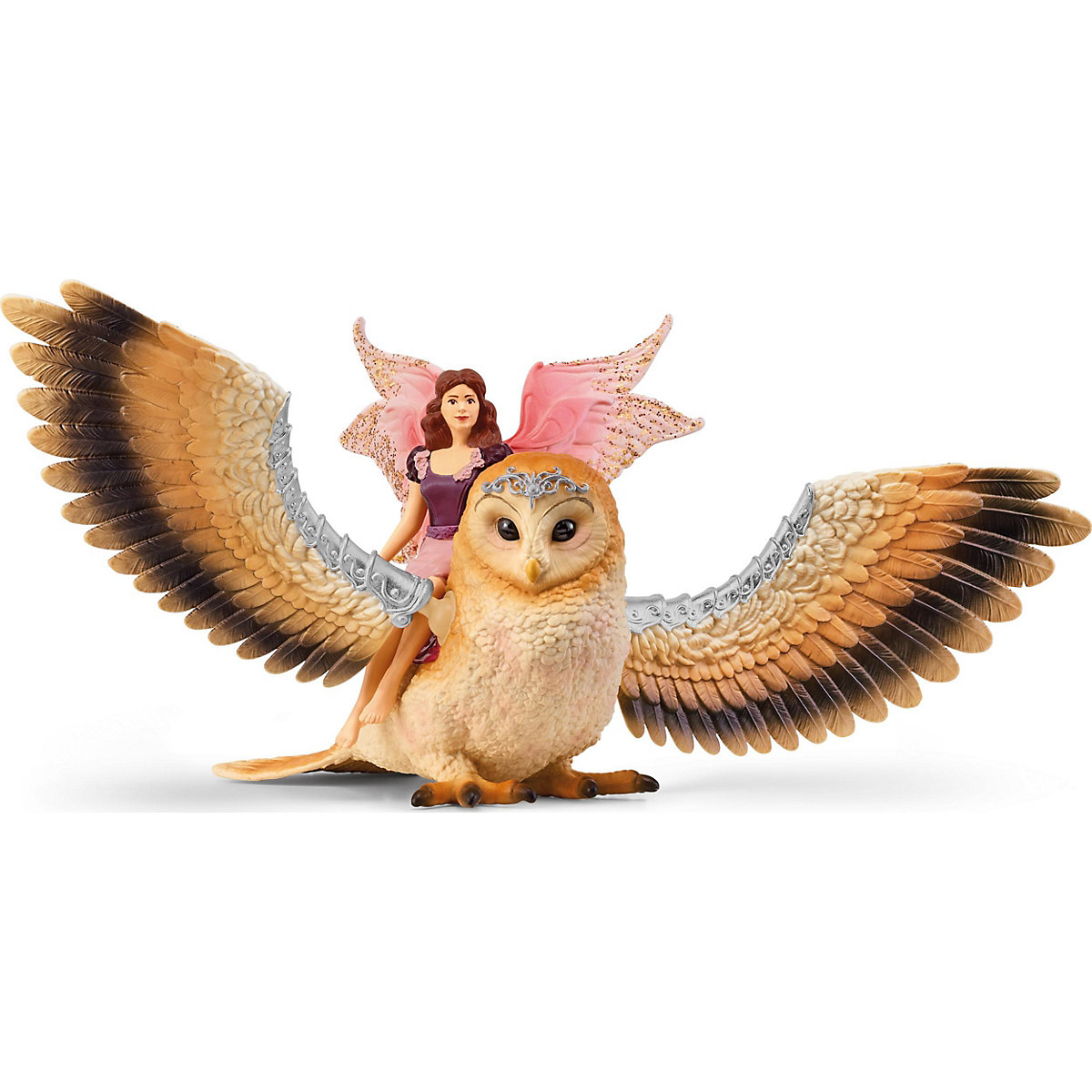 Schleich bayala 70789 Elfe auf Glitzer-Eule V2