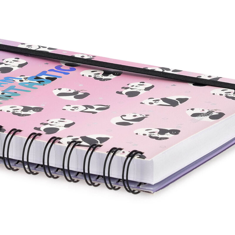 Caderno pautado - Grande - Encadernação em espiral - Formato A5