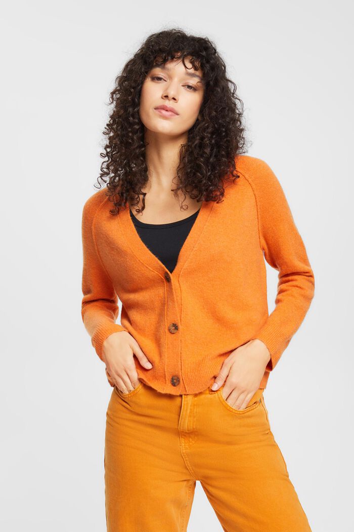 Cardigan aus Wollmix