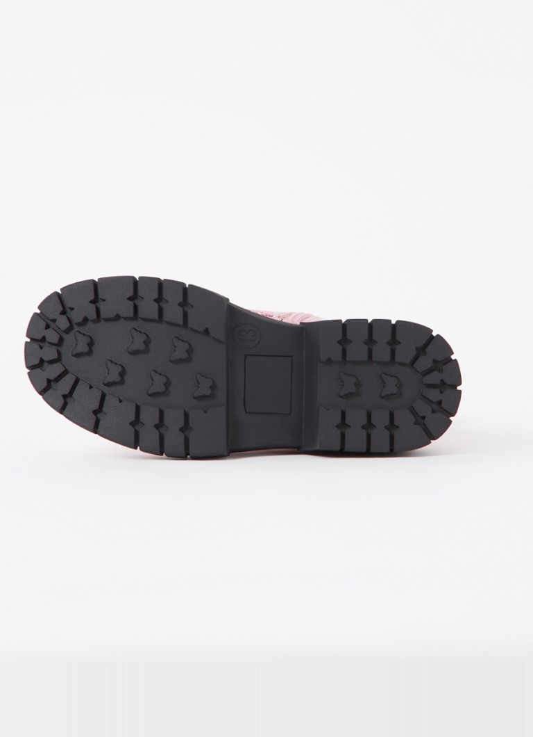 Ghete de motocicletă Steve Madden Jphilly cu finisaj metalic