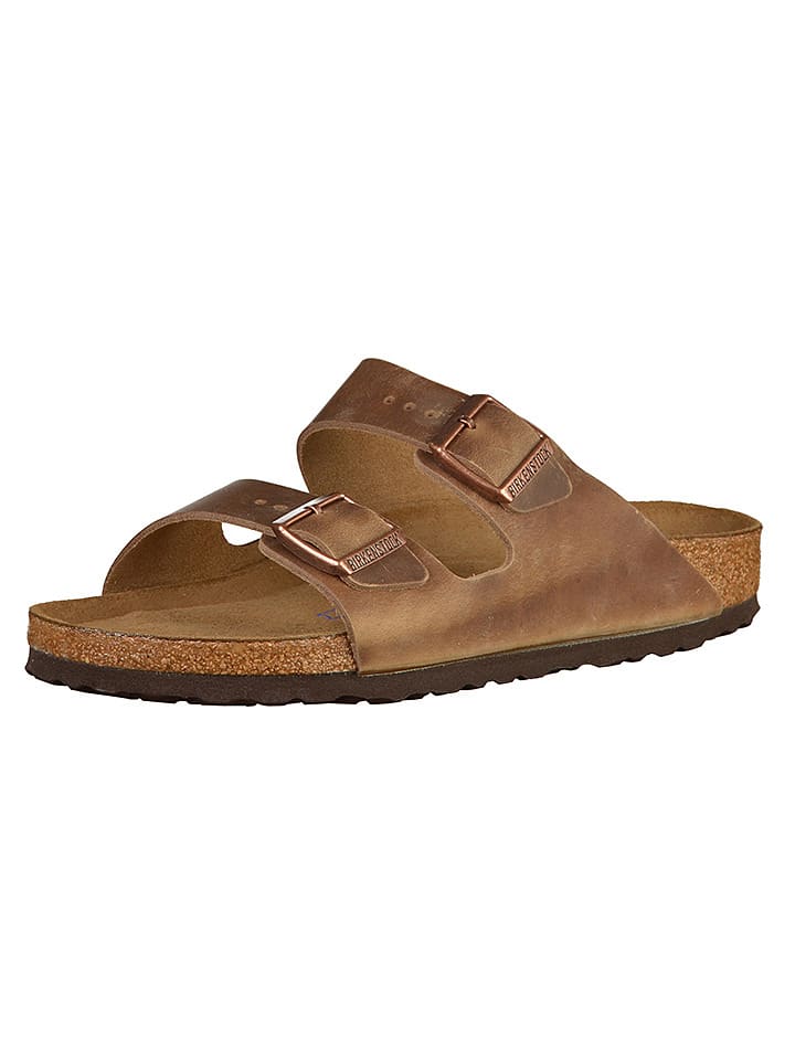 Birkenstock Leder-Pantoletten 