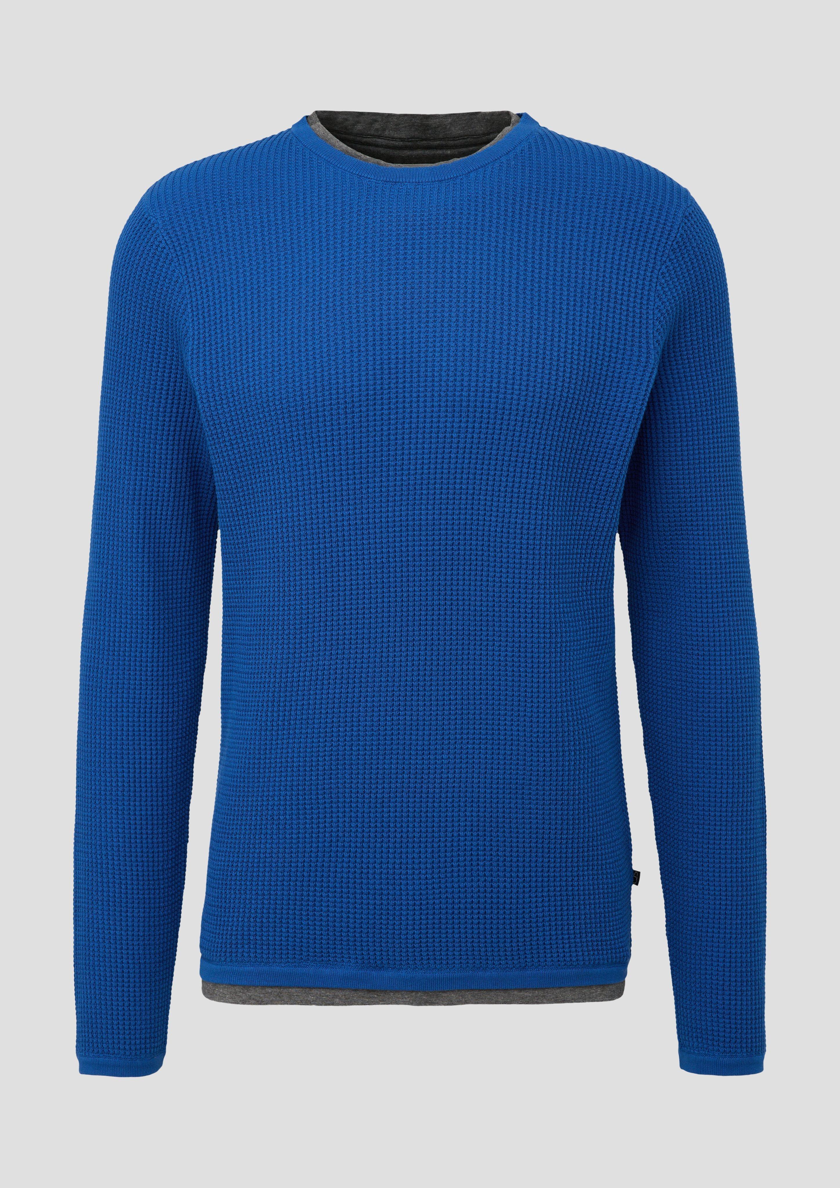 Strickpullover in Layering-Optik  2138583-5539