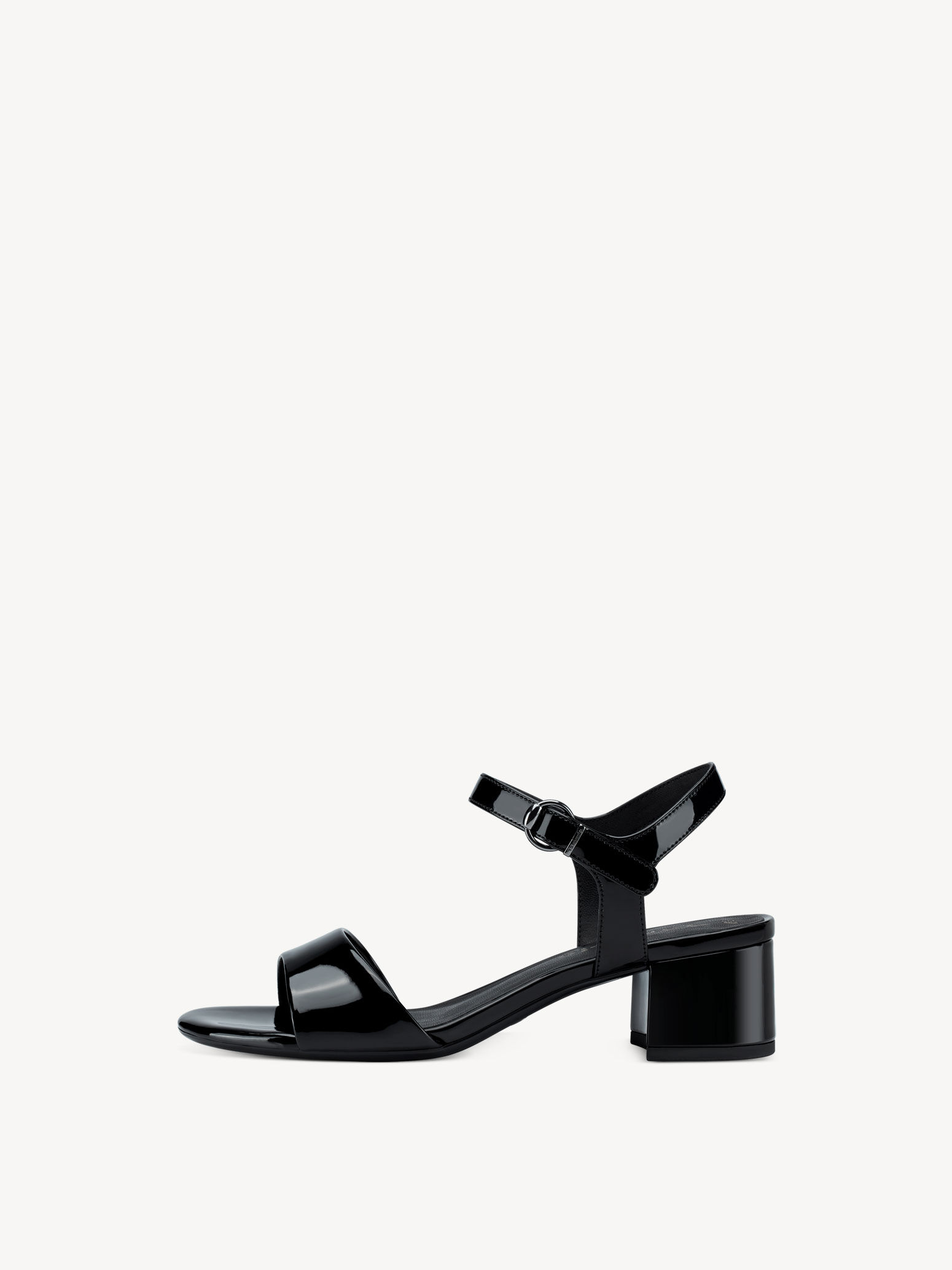 Sandale à talon - noir