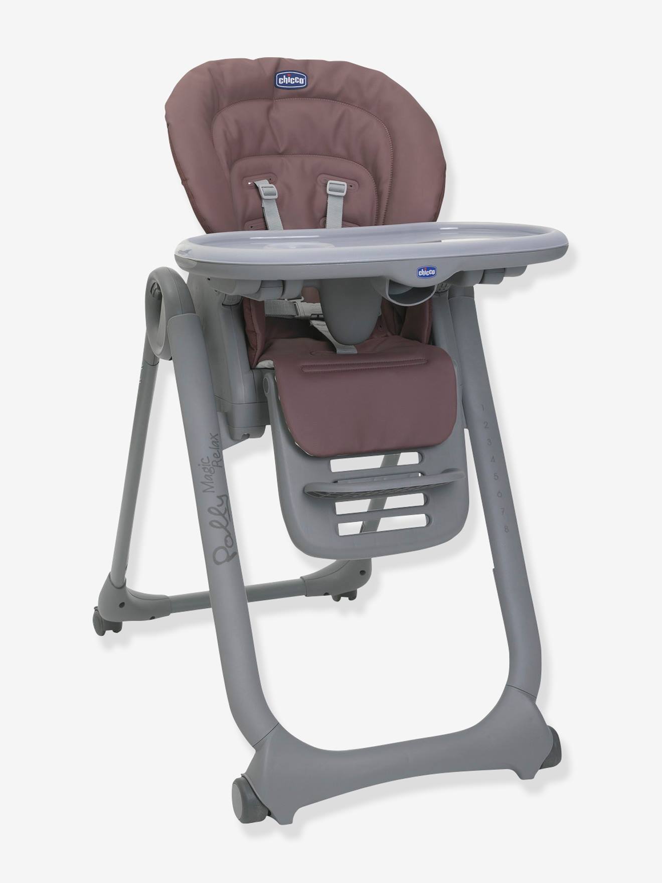 Chaise haute évolutive CHICCO Polly Magic Relax cocoa