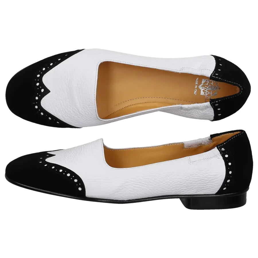 Truman's - Ballerinas 9540 Kalbsleder Veloursleder - schwarz