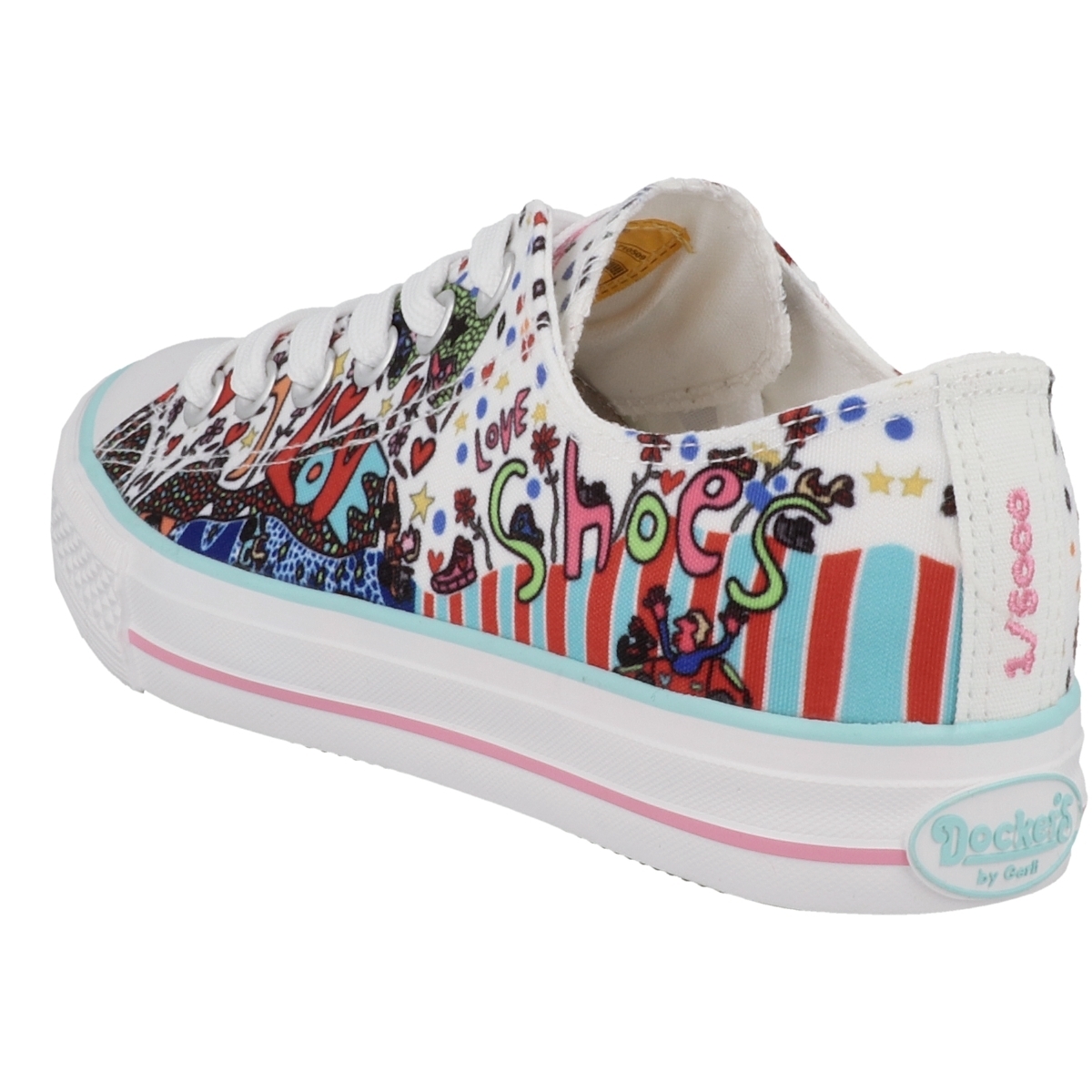 Dockers by Gerli 36UR201 X-Art Limited Edition Sneaker low weiss