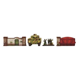 WW2 Normandy Stone Wall (PREPAINTED)