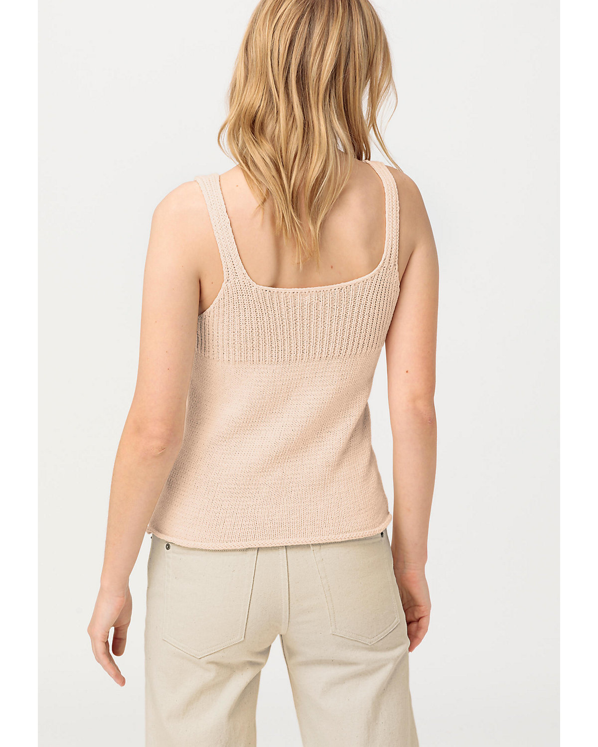 Stricktop aus reiner Bio-Baumwolle