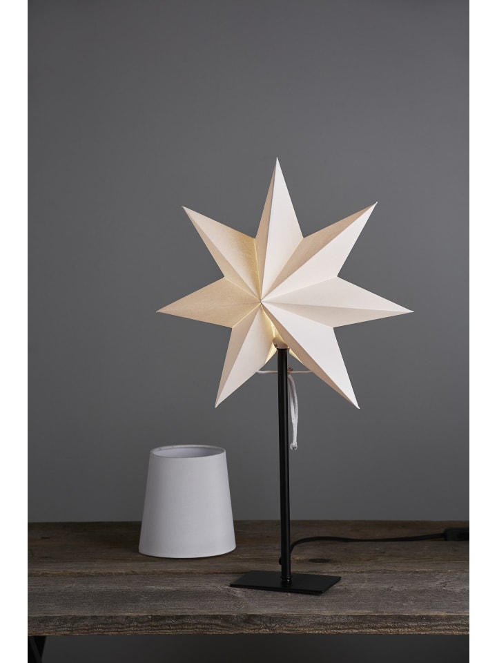 STAR Trading Tischlampe 'Frozen' mit Wechselschirm, weiß, 55cm/42cm günstig kaufen onesize