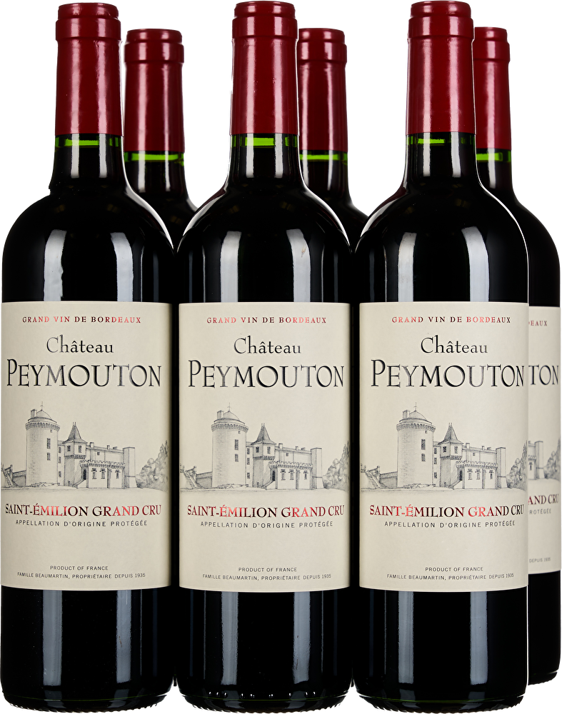 Château Peymouton 6 Flaschen Château Peymouton Grand Cru 2022 in Holzkiste