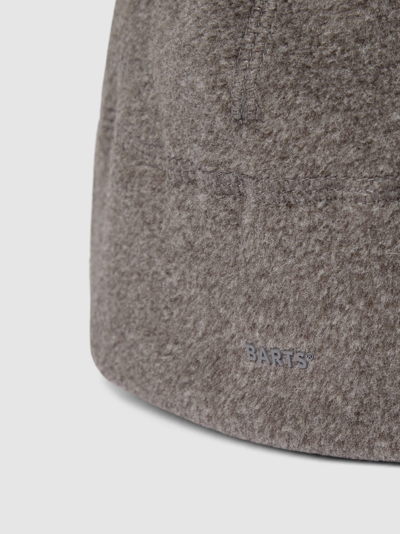 Mütze mit Label-Detail Modell 'BASIC' in silber