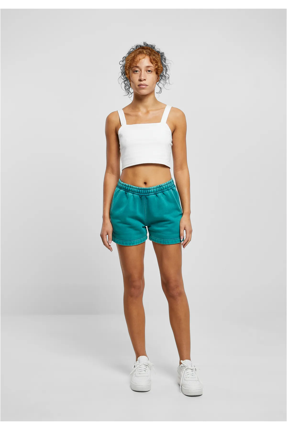 Urban Classics  Kurze Sporthose - Grün - Mittlerer Bund