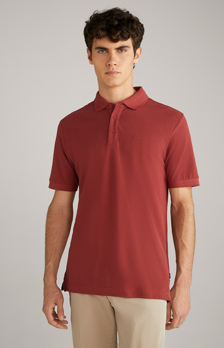 Baumwoll-Poloshirt Primus in Rost