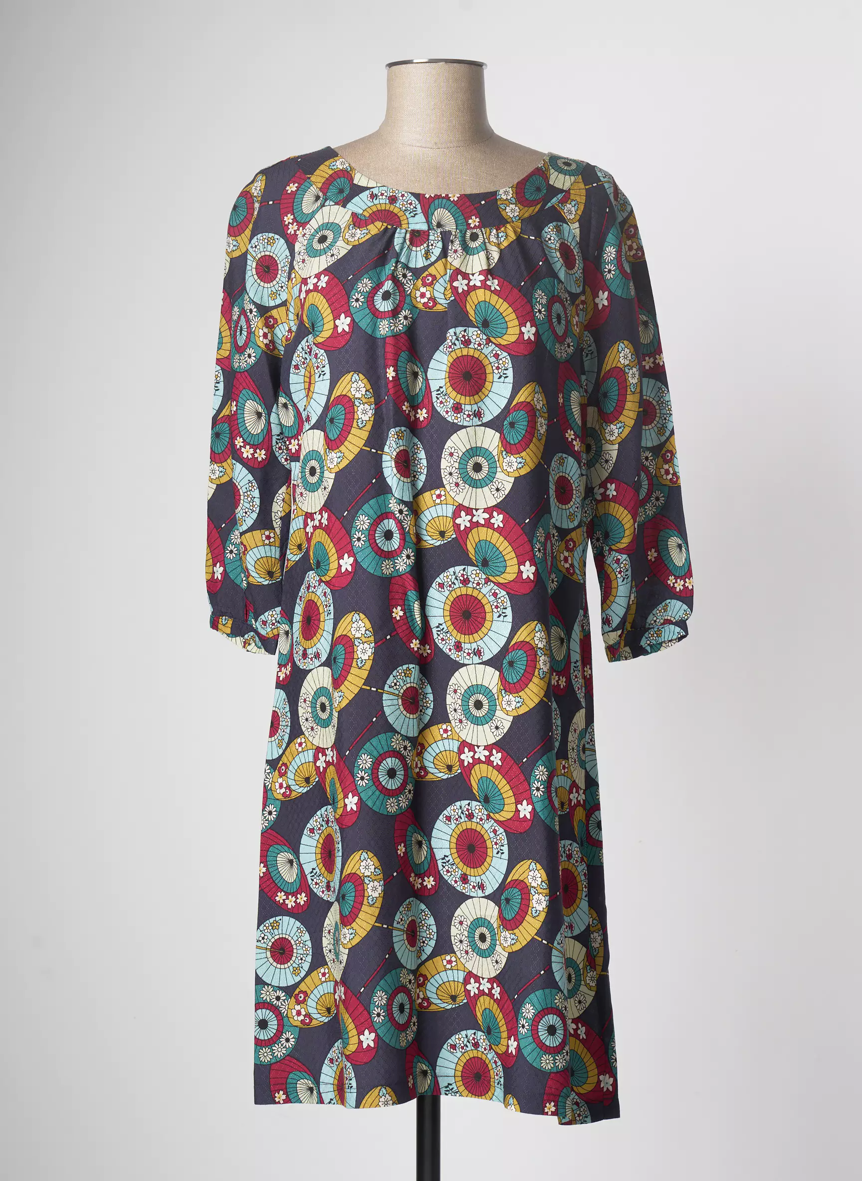 King Louie Robes Longues Femme couleur bleu