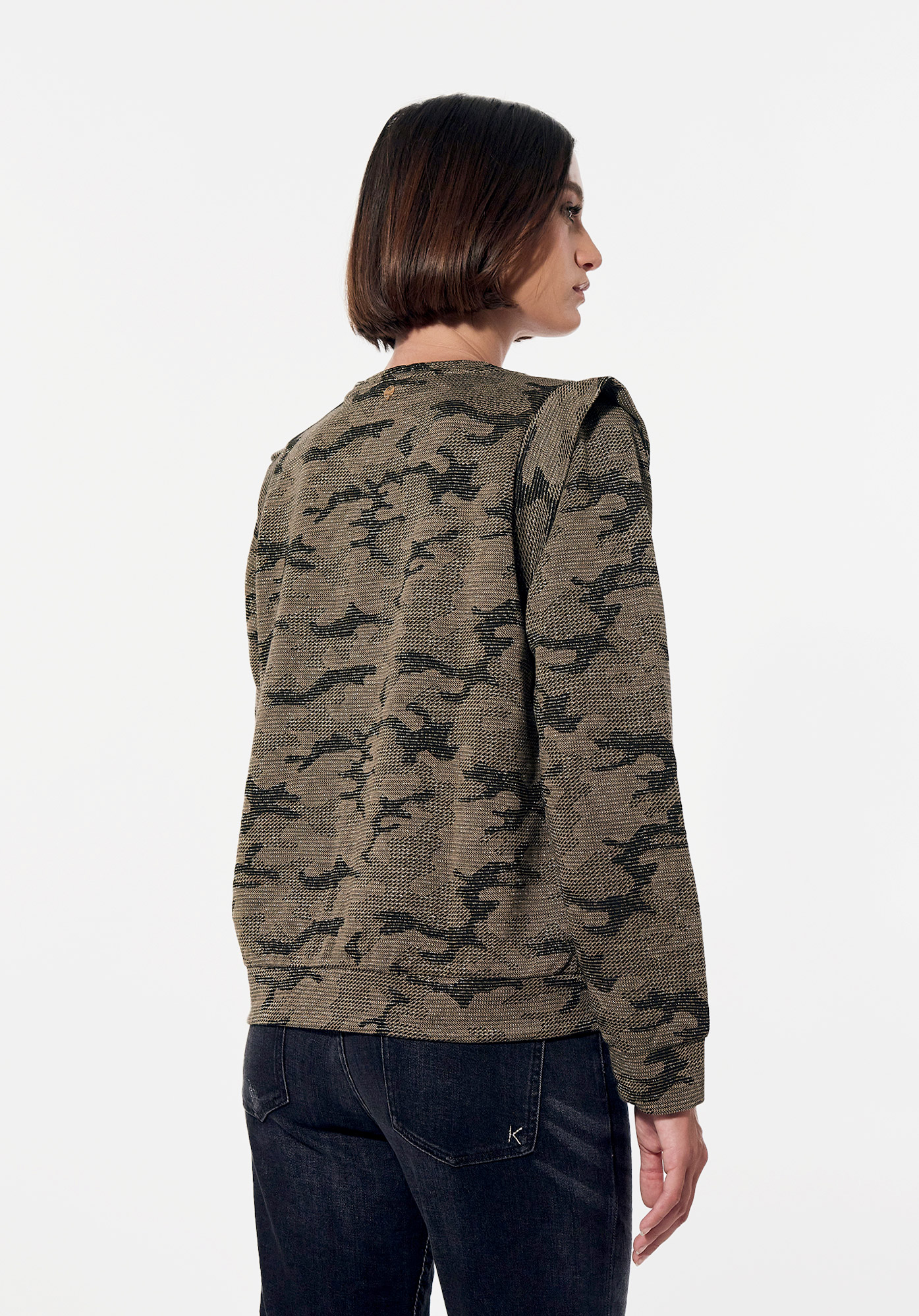 DAMOU  Pull camouflage Femme