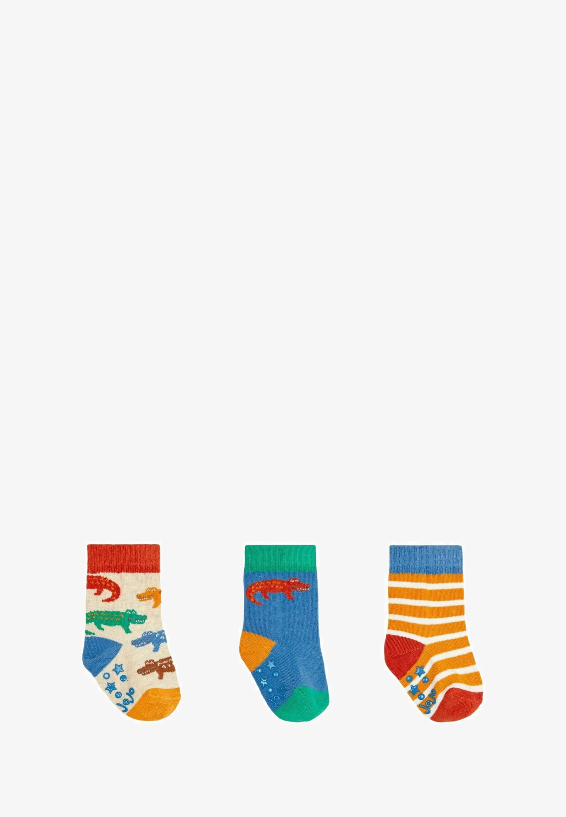 JoJo Maman Bébé 3-PACK CROCODILE REGULAR FIT - Calcetines