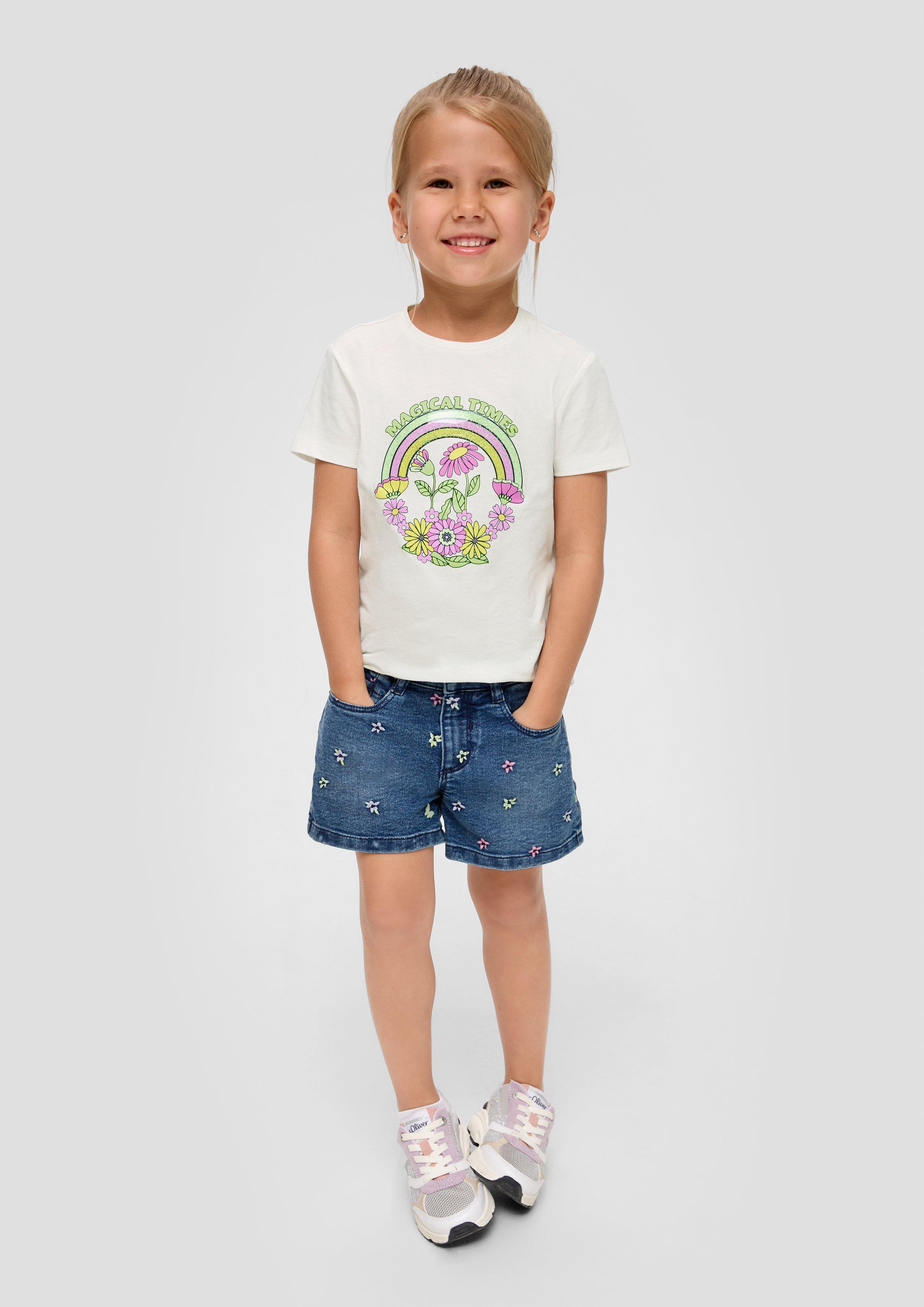 T-Shirt mit Frontprint  2142054-0210