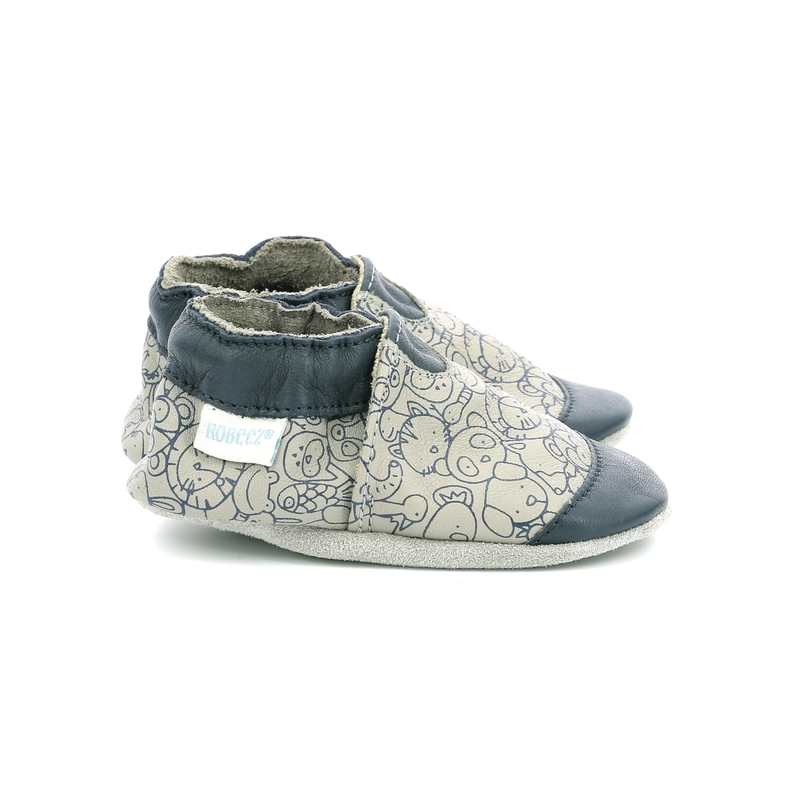 Chaussons cuir Animal Stories
