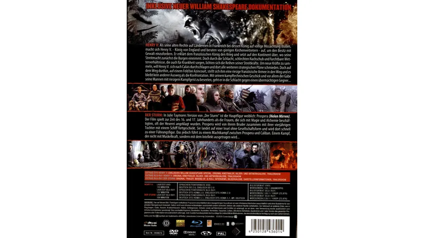 Henry V. / Der Sturm - Mediabook  (+ 2 BRs)