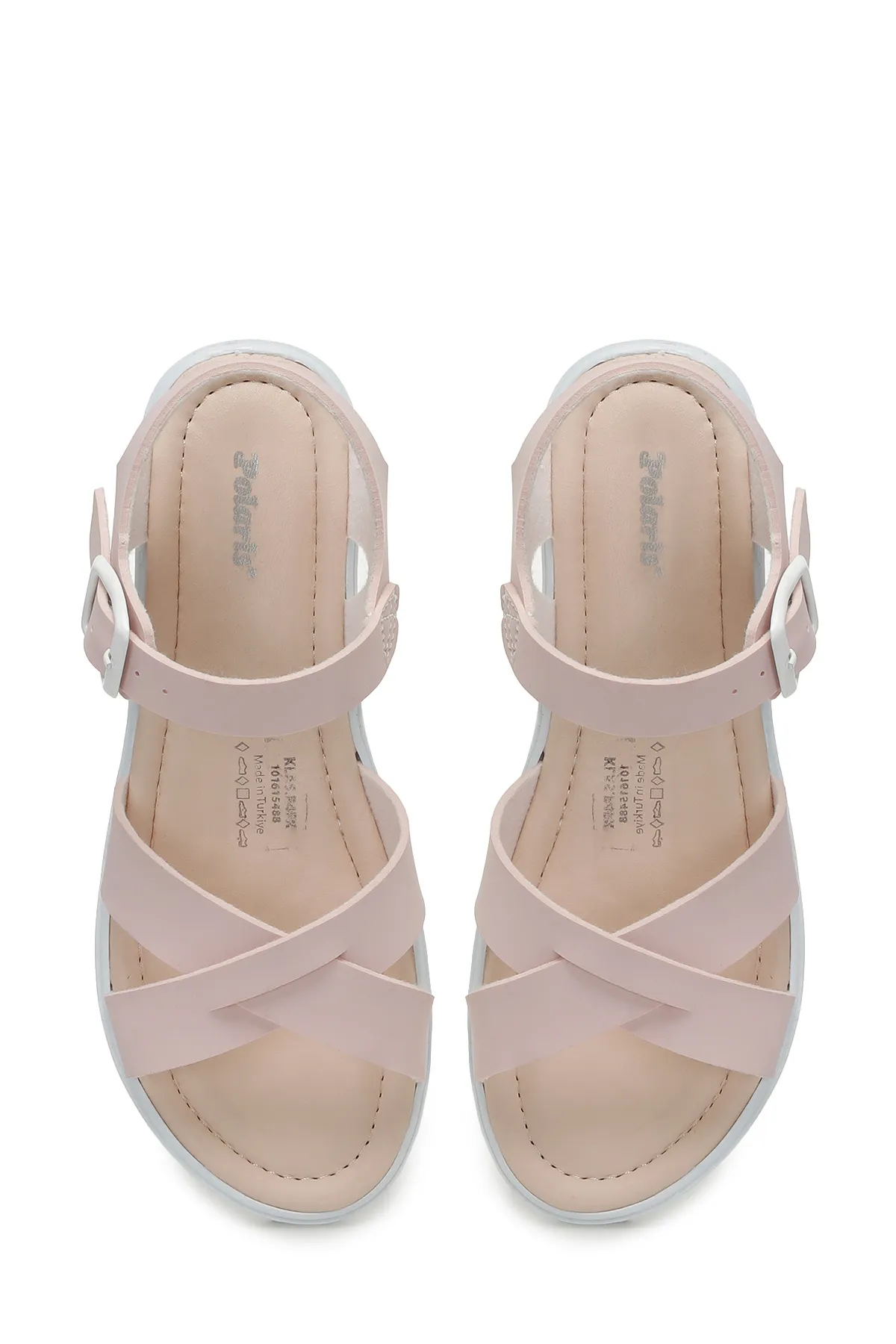 Polaris  KLAS.F4FX Mädchen Sandalen, Puder