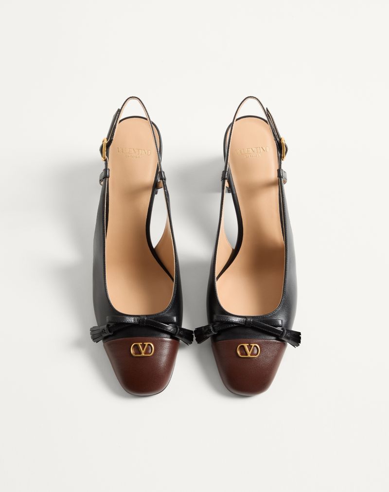 Bomba Slingback de pele de cabra Valet Du Roi 60 mm