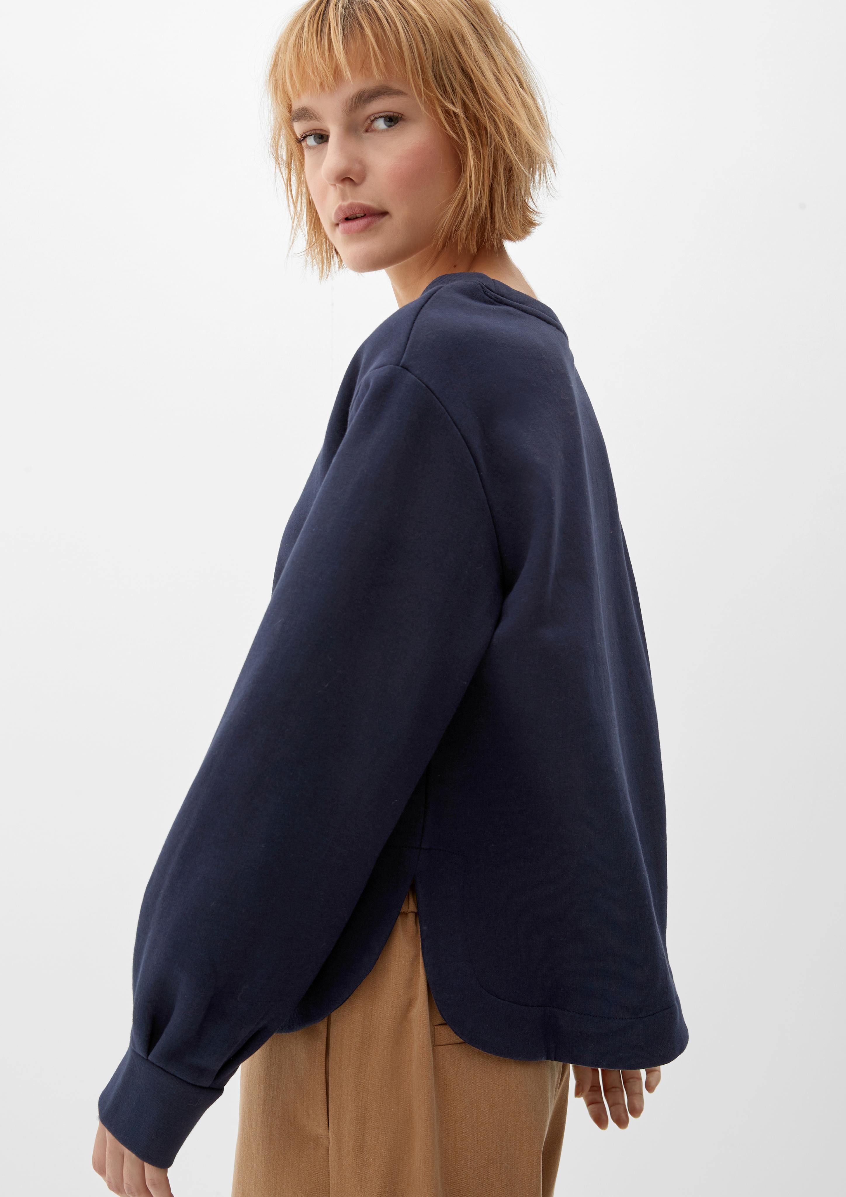 Sweatshirt mit abgerundetem Saum  2121410-5959