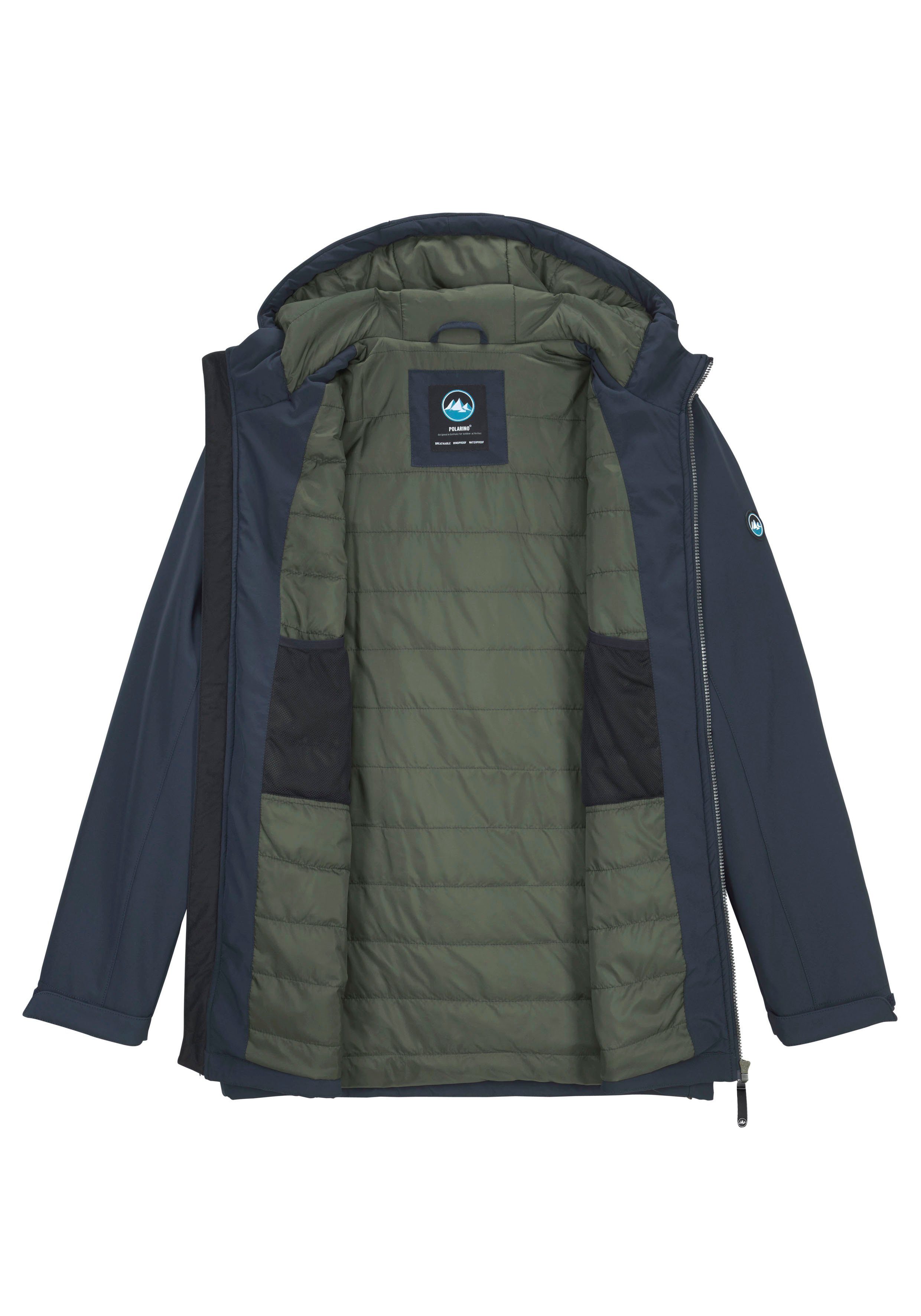 Polarino Winterjacke mit gesteppter Wattierung