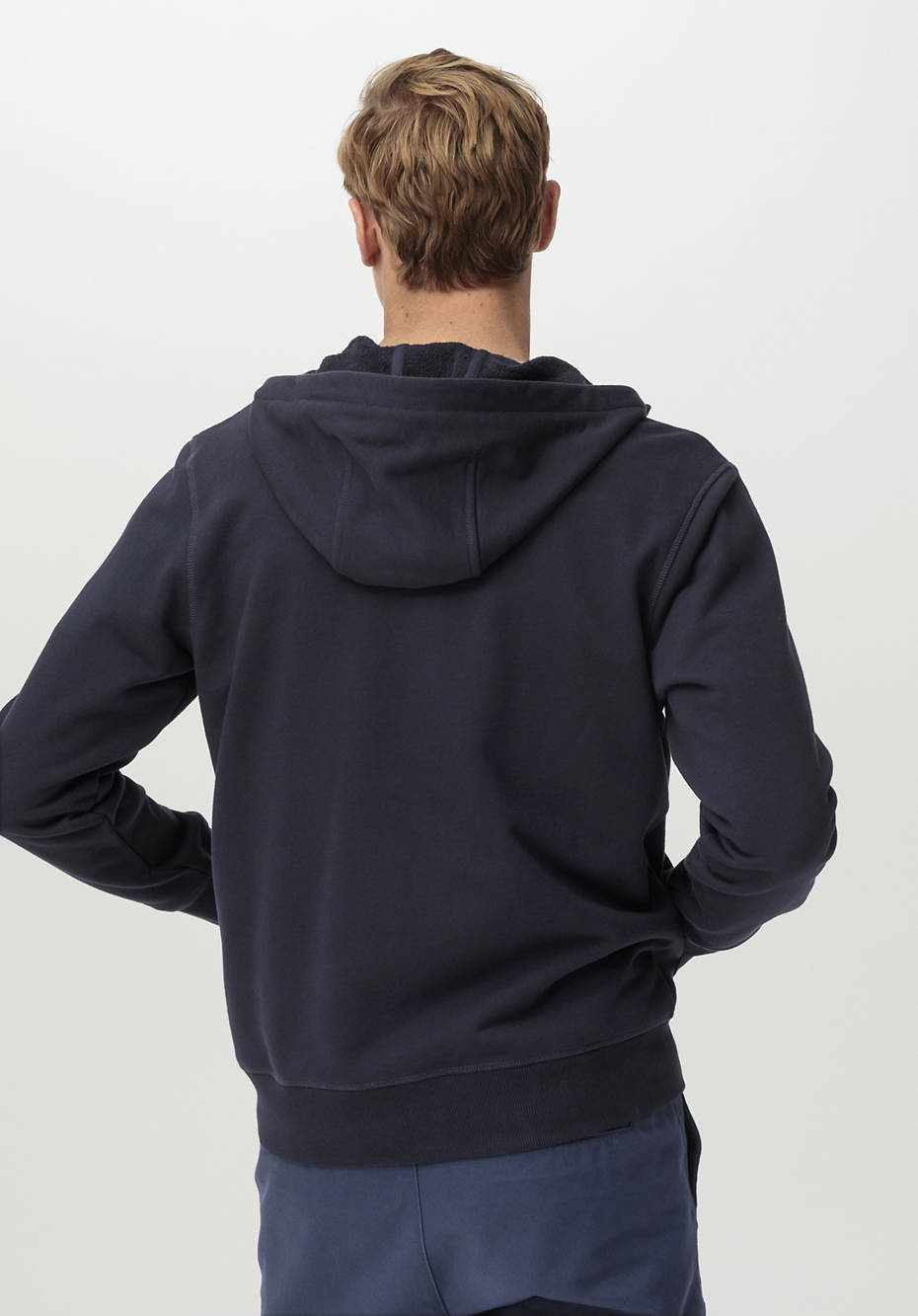 Sweatjacke aus reiner Bio-Baumwolle