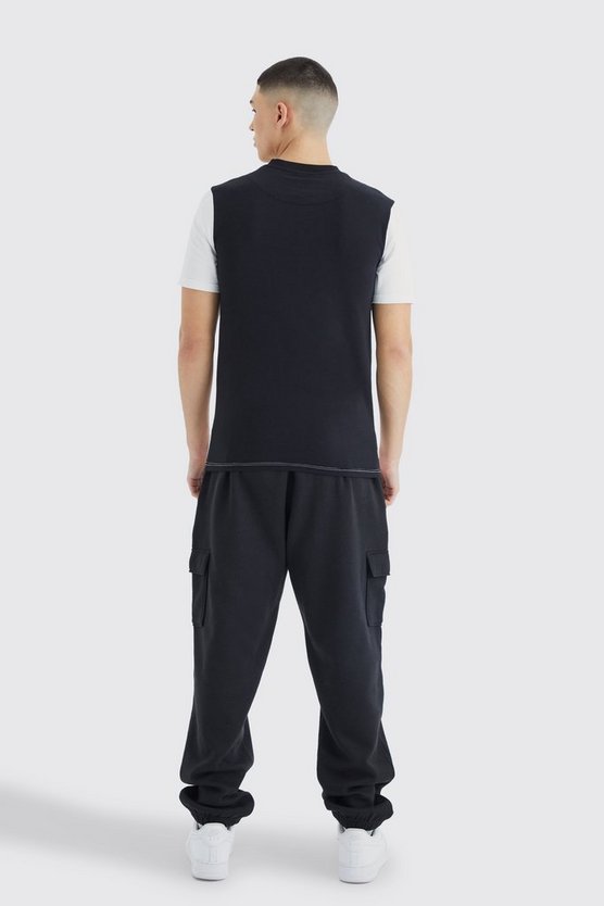 Man Muscle-Fit Colorblock T-Shirt