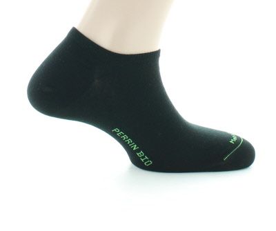 Perrin  Socquettes pur coton Bio - Noir