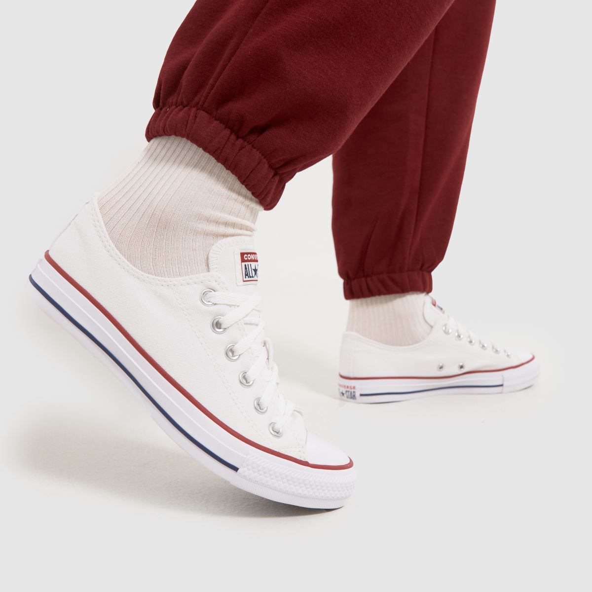 Converse All Star Ox cipő fehér színben